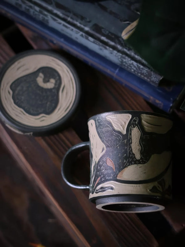 Penguin Lidded Large Mug