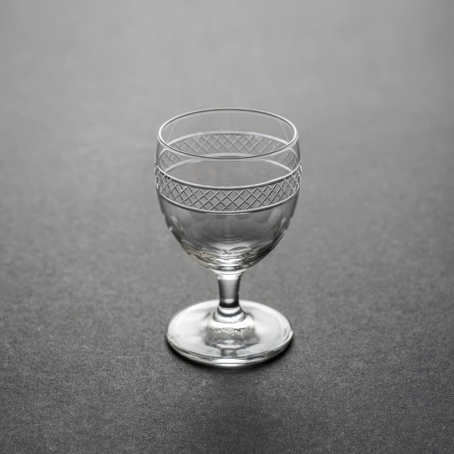Hand-Cut Lattice Sake Cup