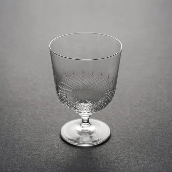 Hand-Cut Starfield Wine Glass