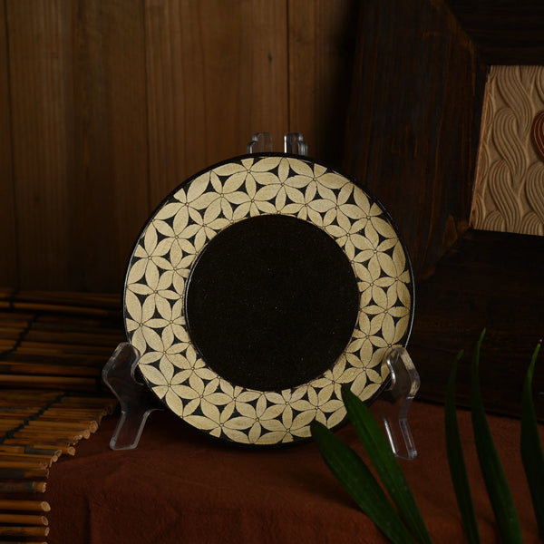 Shadow Floral Shallow Plate