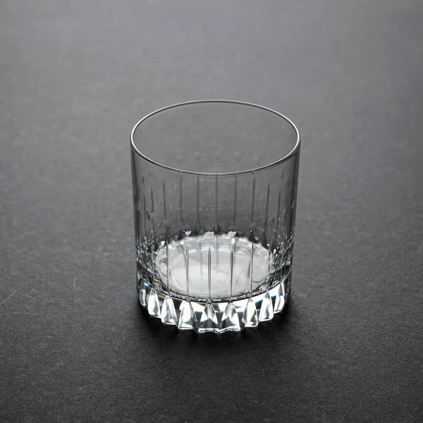 Vertical Cut Glass Tumbler