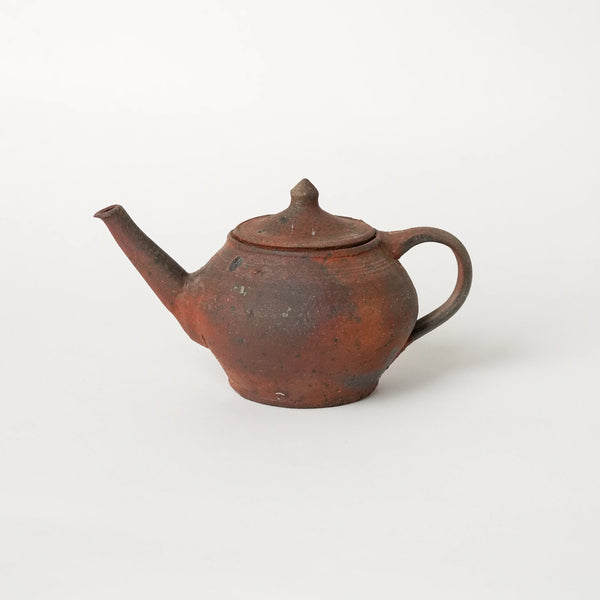 Wood-Fired Nanban Teapot – Deep Burn