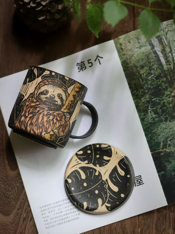 A cup can also be a wonderful medium.