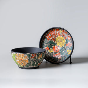 Summer Garden Bowl & Plate