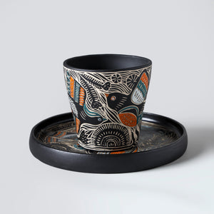 Magpie Grove Tumbler & Plate Set