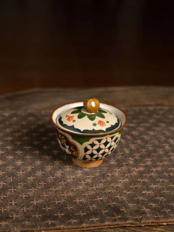 Elephant Story Crystal Glaze Gaiwan