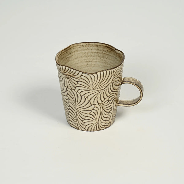 NANYI Gathered Drift Carved Rim-Flow Mug