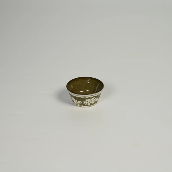 NANYI Sgraffito Bloom Floral Mini Cup