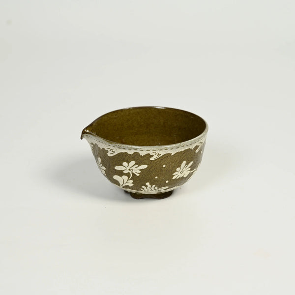 NANYI Sgraffito Bloom Floral Fairness Cup