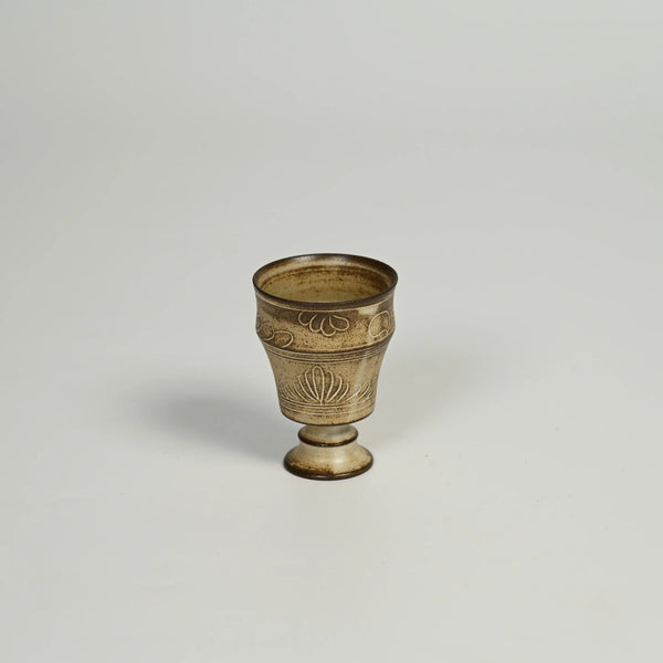 NANYI Night Sip Hand-Engraved Footed Cup — Petite