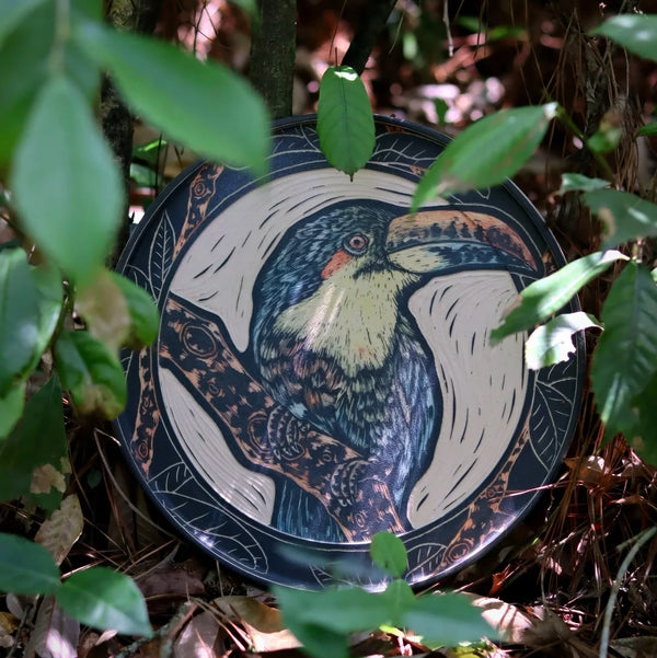 WhaleSong Toucan Majesty Plate （unique）