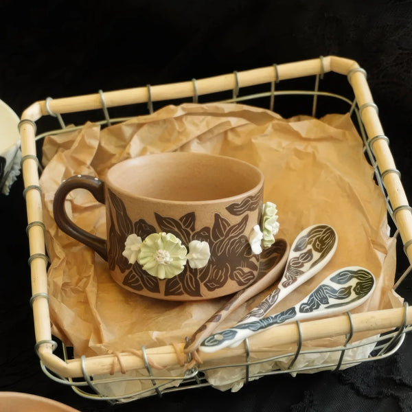 IFF Mocha Stoneware Coffee Cup