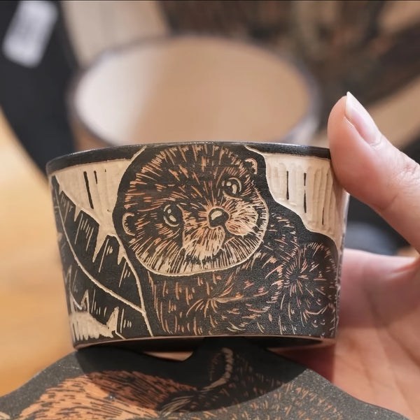 WhaleSong Otter Grace Shallow Cup