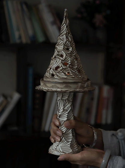 Nanyi Mystic Hand-Carved Ceramic Luminary