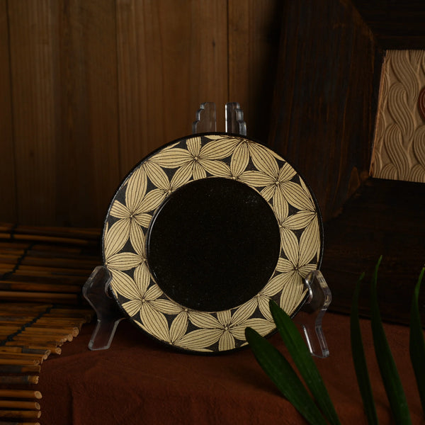 Shadow Floral Plate