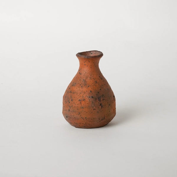 Small Unglazed Nanban Sake Flask