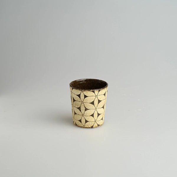 TriFire Shadow Floral Ceramic Cup