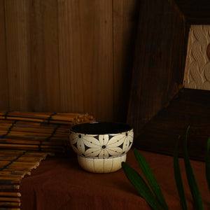 TriFire Shadow Floral Ceramic Cup