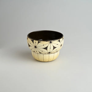 TriFire Shadow Floral Ceramic Cup