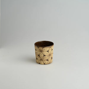 TriFire Shadow Floral Ceramic Cup