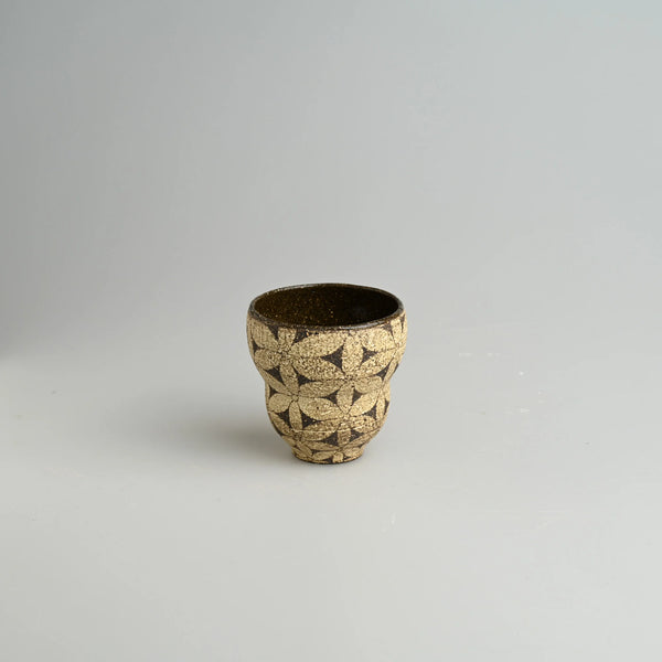 TriFire Shadow Floral Ceramic Cup