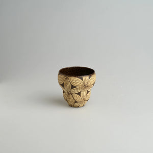TriFire Shadow Floral Ceramic Cup