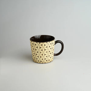 TriFire Shadow Floral Ceramic Mug