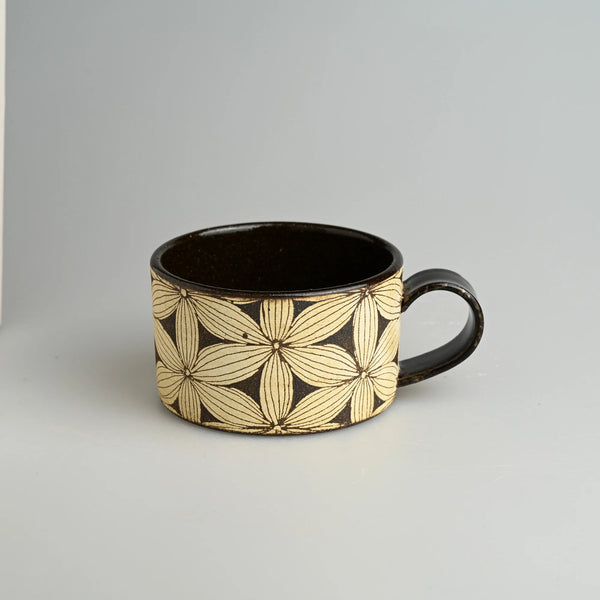 TriFire Shadow Floral Low Mug